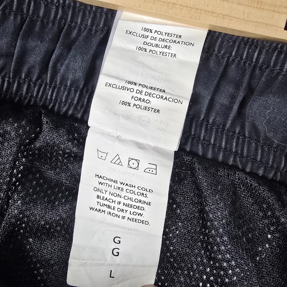 Vintage Nike Fire Flame Lightning Shorts Black Green Y2K Travis Scott Size Large - Picture 5 of 8